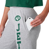 New York Jets NFL Womens Big Wordmark Gray Sweatpants