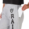 Las Vegas Raiders NFL Womens Big Wordmark Gray Sweatpants