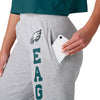 Philadelphia Eagles NFL Womens Big Wordmark Gray Sweatpants