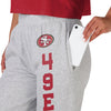 San Francisco 49ers NFL Womens Big Wordmark Gray Sweatpants