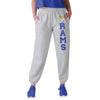 Los Angeles Rams NFL Womens Big Wordmark Gray Sweatpants