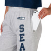 Seattle Seahawks NFL Womens Big Wordmark Gray Sweatpants