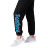 Carolina Panthers NFL Womens Script Wordmark Team Color Sweatpants