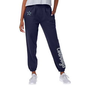 Dallas Cowboys NFL Womens Script Wordmark Team Color Sweatpants