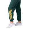 Green Bay Packers NFL Womens Script Wordmark Team Color Sweatpants