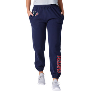 Houston Texans NFL Womens Script Wordmark Team Color Sweatpants