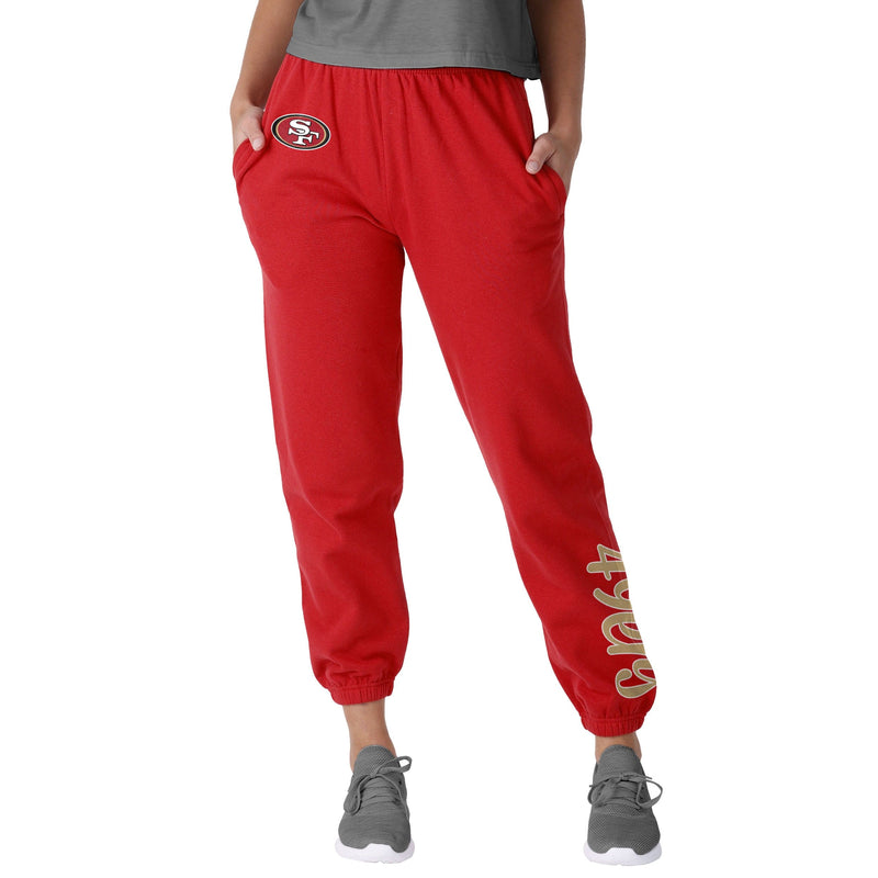 NFL Old English 49ers Sweatpants - Burgundy, Fashion Nova, Pants