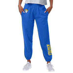 Los Angeles Rams NFL Womens Script Wordmark Team Color Sweatpants