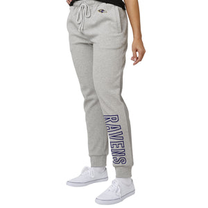 Baltimore Ravens NFL Womens Gray Woven Joggers