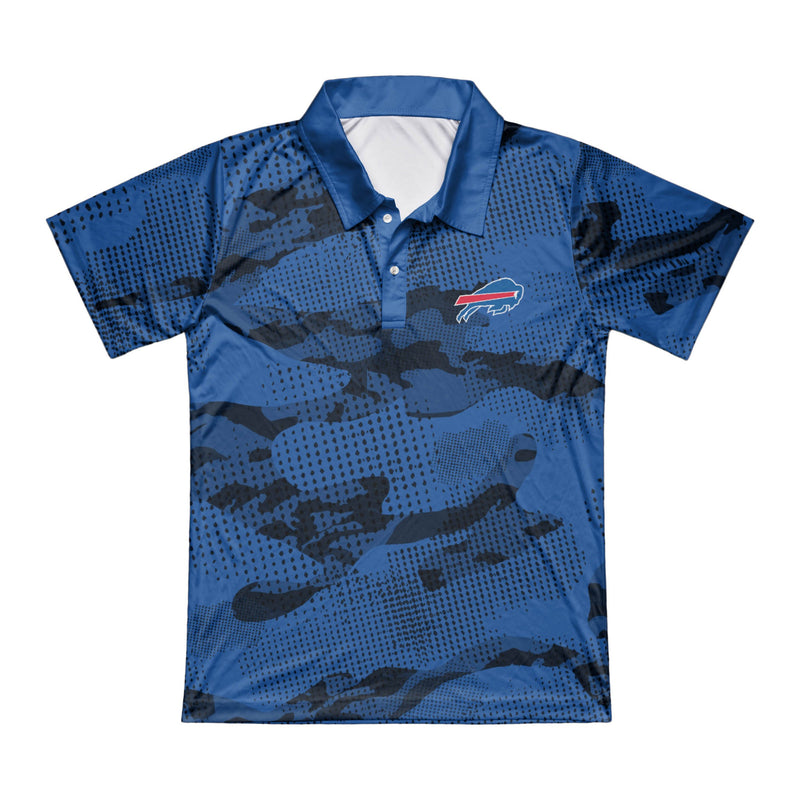 Buffalo Bills NFL Mens Printed Camo Polo