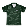 Green Bay Packers NFL Mens Printed Camo Polo