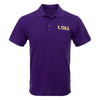 LSU Tigers NCAA Mens Casual Color Polo
