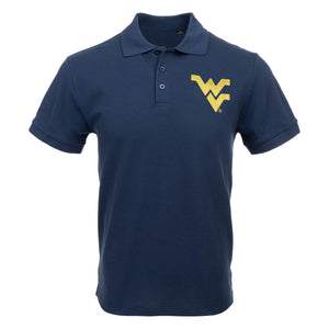 West Virginia Mountaineers NCAA Mens Casual Color Polo