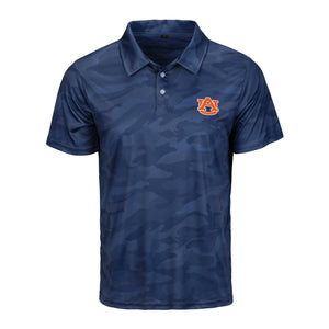 Auburn Tigers NCAA Mens Color Camo Polyester Polo