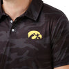 Iowa Hawkeyes NCAA Mens Color Camo Polyester Polo