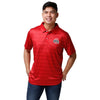 Ohio State Buckeyes NCAA Mens Striped Polyester Polo