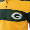 Green Bay Packers NFL Mens Rugby Stripe Polo