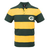 Green Bay Packers NFL Mens Rugby Stripe Polo