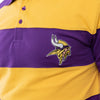 Minnesota Vikings NFL Mens Rugby Stripe Polo