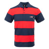New England Patriots NFL Mens Rugby Stripe Polo
