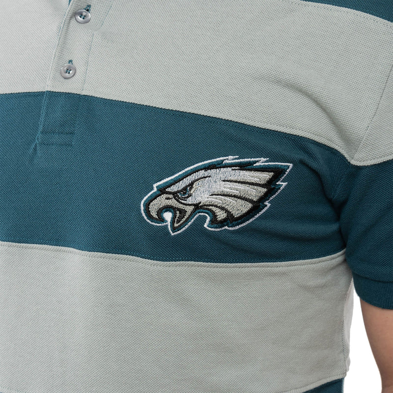 Philadelphia Eagles Cotton Stripe Polo  Striped polo shirt, Eagles nfl, Polo  shirt