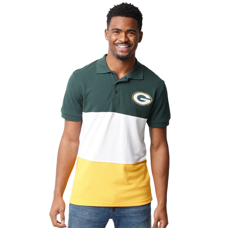 Green Bay Packers NFL Mens Rugby Scrum Polo