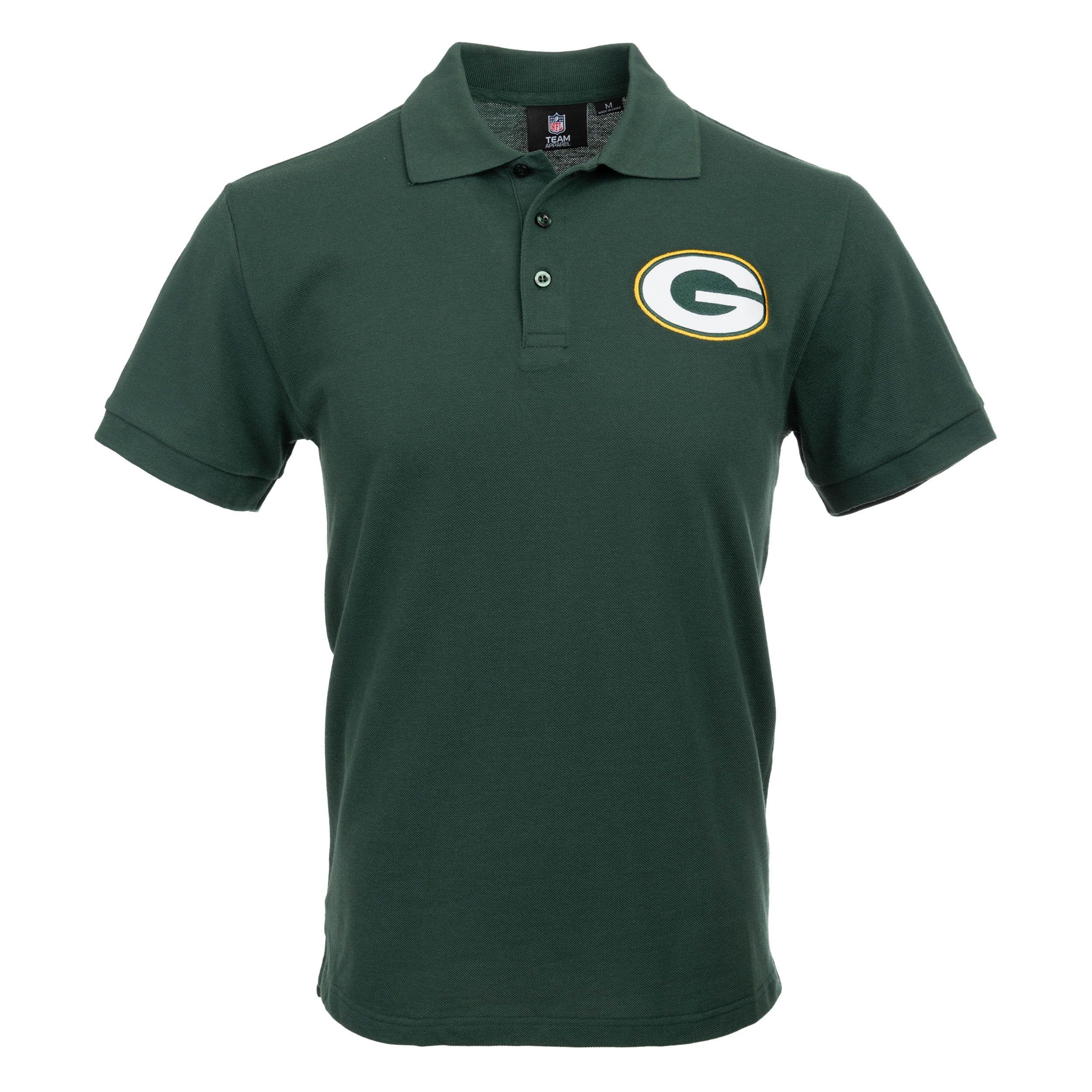 Green Bay Packers Polo Shirt Flame Ball NFL