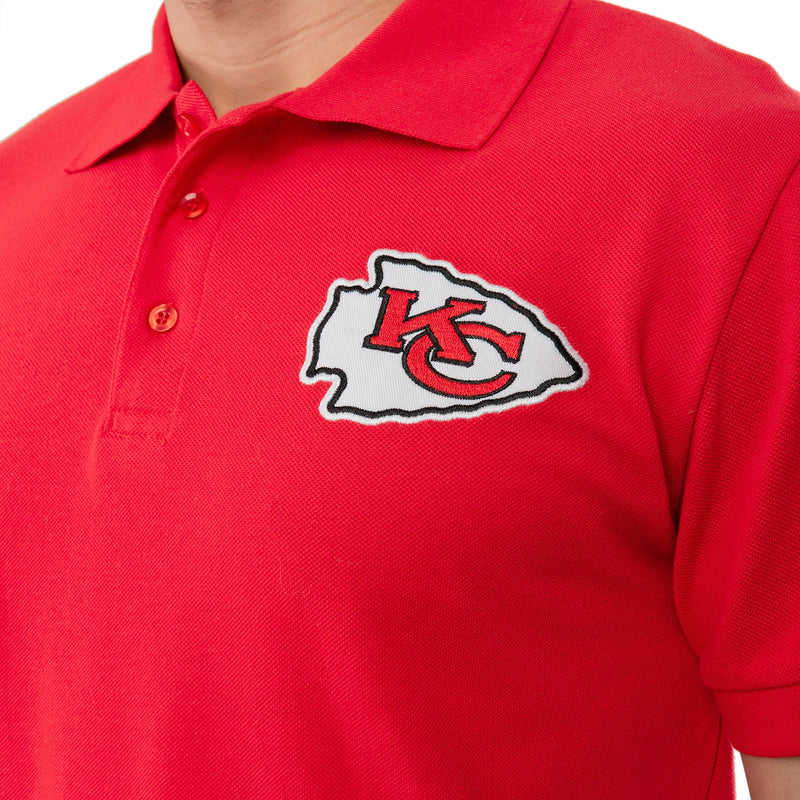 Kansas City Chiefs NFL Mens Casual Color Polo