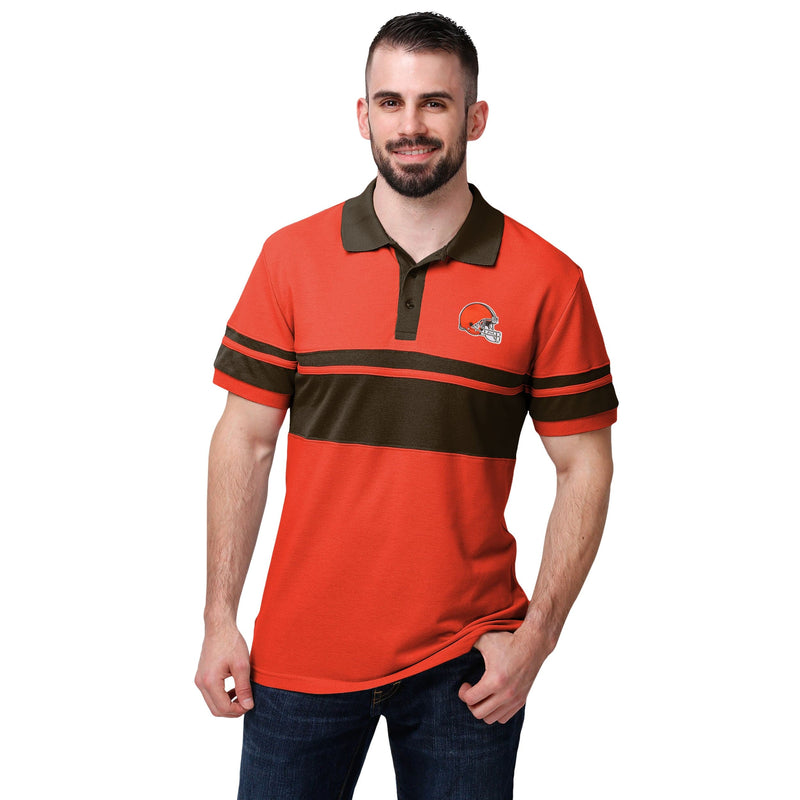 cleveland browns men's polo shirt