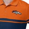 Denver Broncos NFL Mens Rugby Stripe Polo Shirt