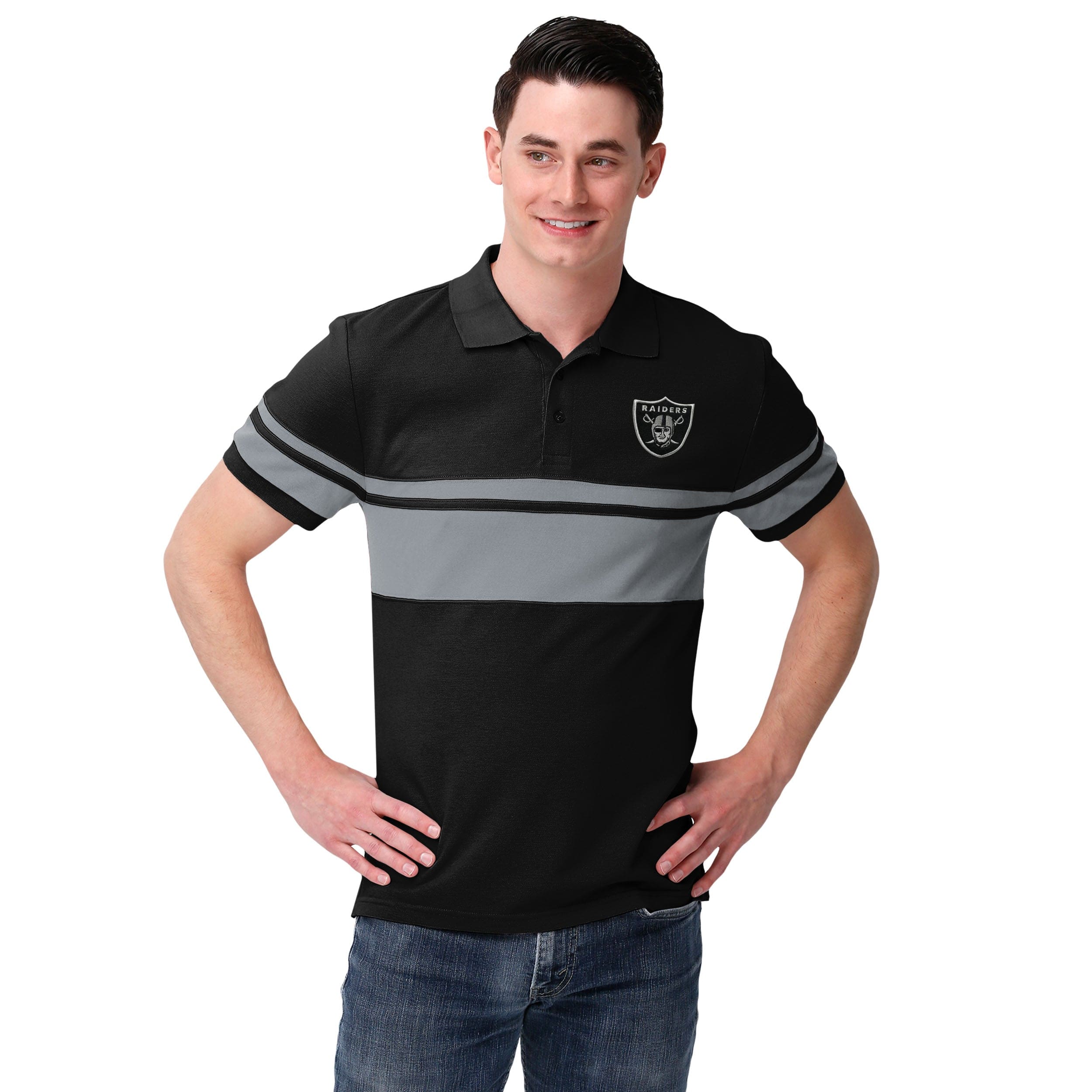 25% SALE OFF Men's Las Vegas Raiders Polo Shirt 3D