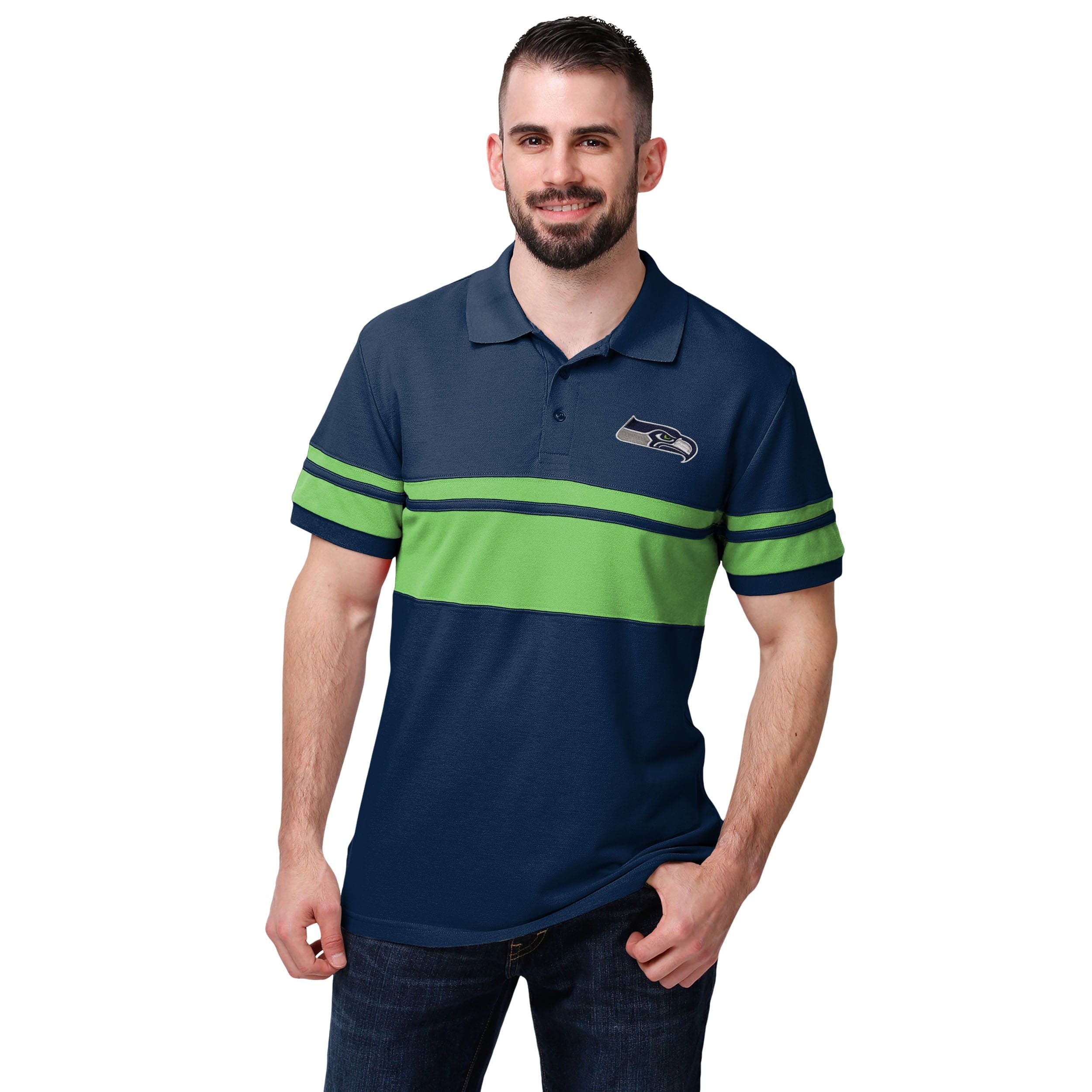 Official Seattle Seahawks Polos, Seahawks Golf Shirts, Sideline, Coaches  Polos