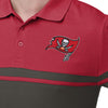 Tampa Bay Buccaneers NFL Mens Rugby Stripe Polo