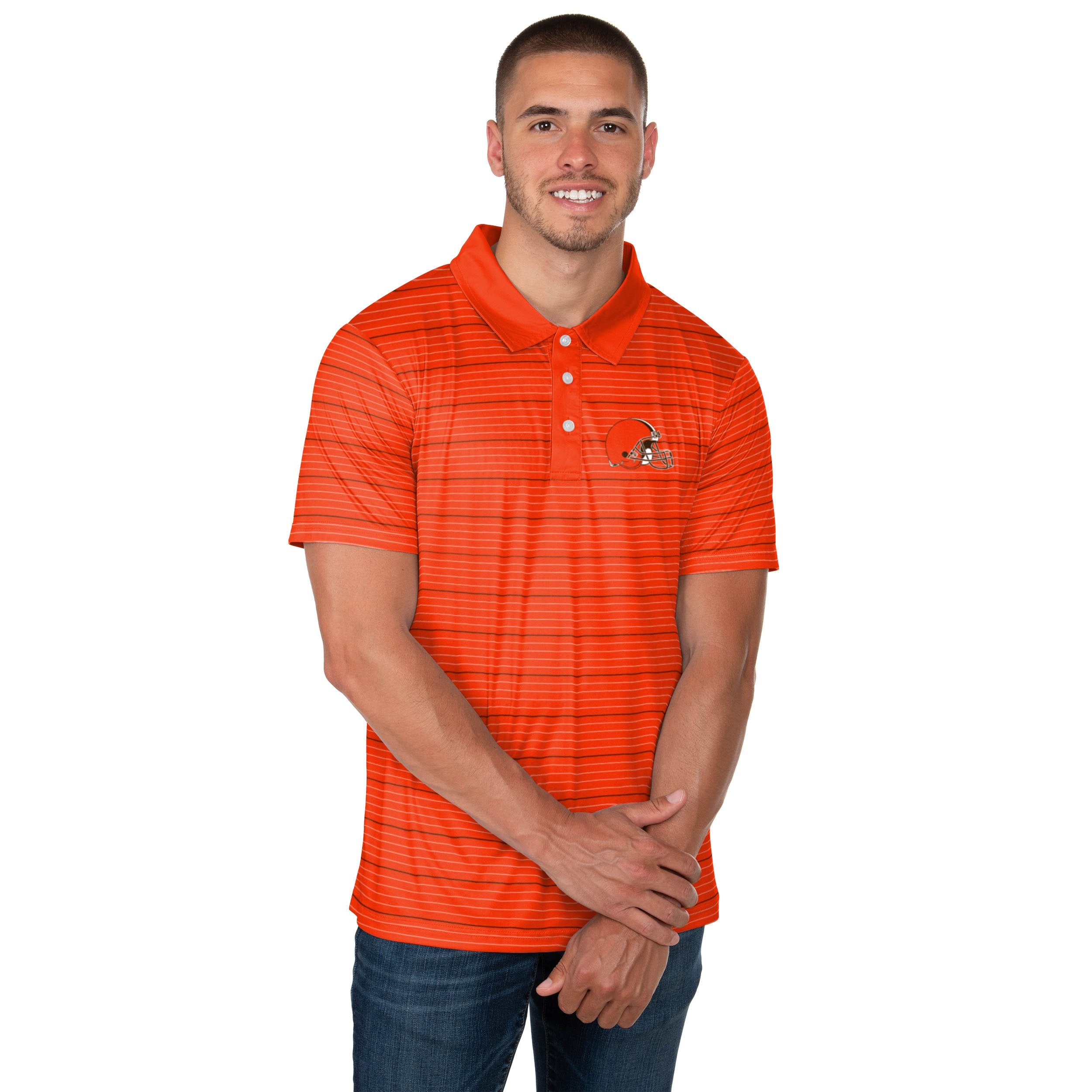 25% SALE OFF Men's Cleveland Browns Polo Shirt 3D