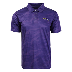 Baltimore Ravens NFL Mens Color Camo Polyester Polo