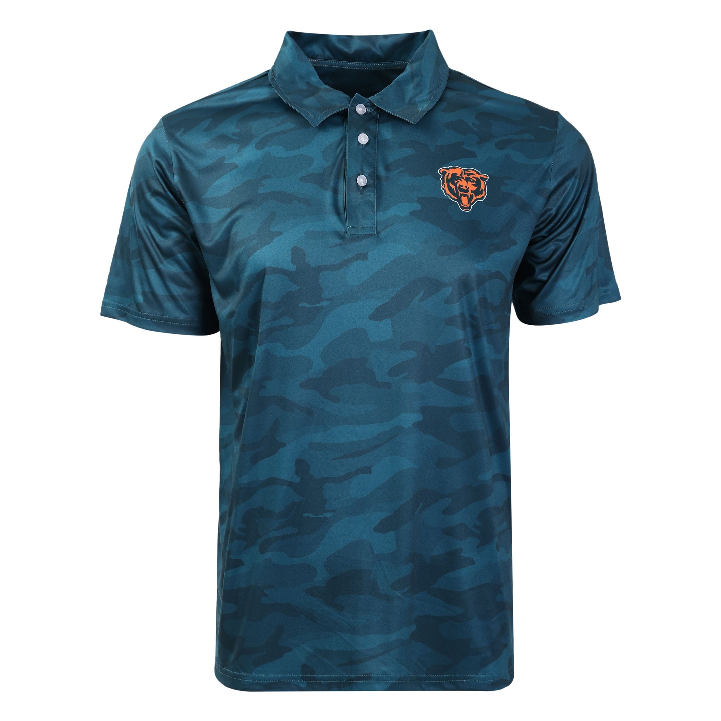 Chicago Bears Color Camo Polyester Polo  Chicago bears colors, Chicago  bears, Camo