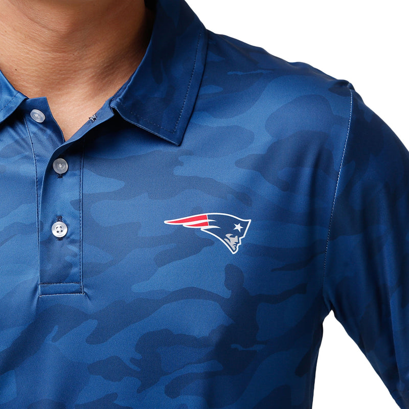 FOCO New England Patriots NFL Mens Color Camo Polyester Polo