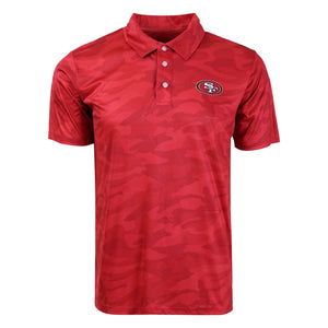 San Francisco 49ers NFL Mens Color Camo Polyester Polo