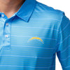 Los Angeles Chargers NFL Mens Striped Polyester Polo