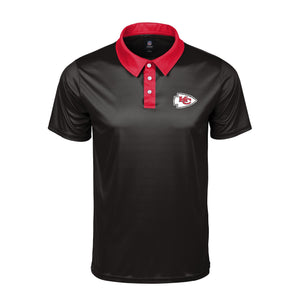 Kansas City Chiefs NFL Mens Nightcap Polyester Polo