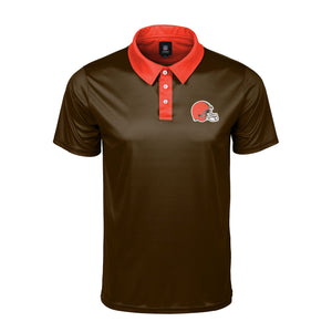 Cleveland Browns NFL Mens Workday Warrior Polyester Polo