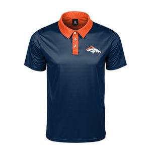 Denver Broncos NFL Mens Workday Warrior Polyester Polo
