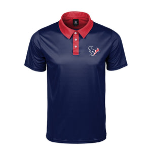 Houston Texans NFL Mens Workday Warrior Polyester Polo