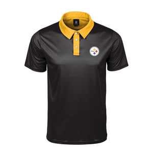 Pittsburgh Steelers NFL Mens Workday Warrior Polyester Polo