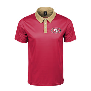 San Francisco 49ers NFL Mens Workday Warrior Polyester Polo