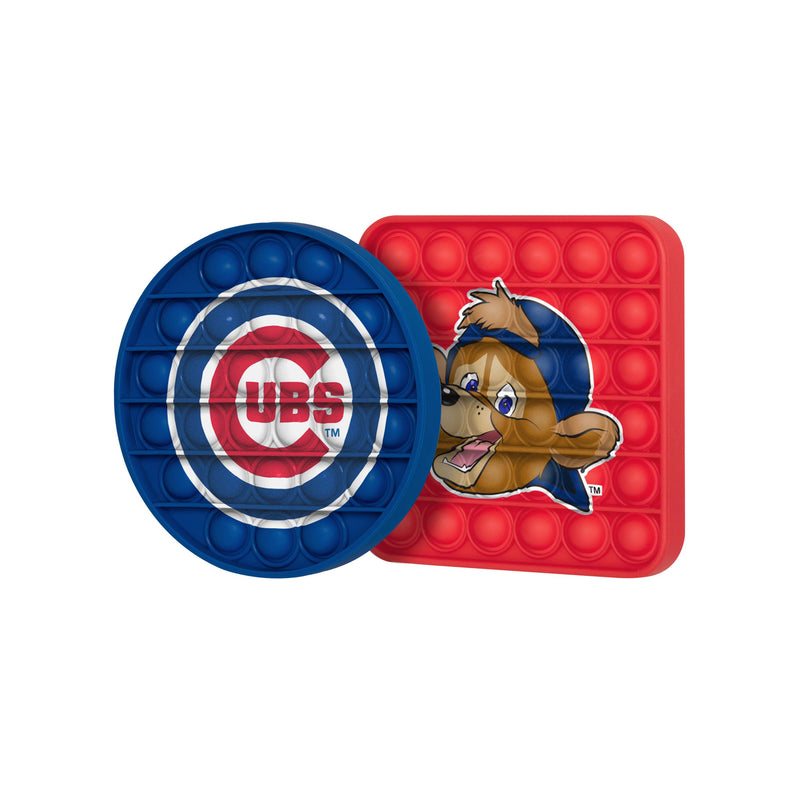 Chicago Cubs MLB 2 Pack Ball & Square Push-Itz Fidget