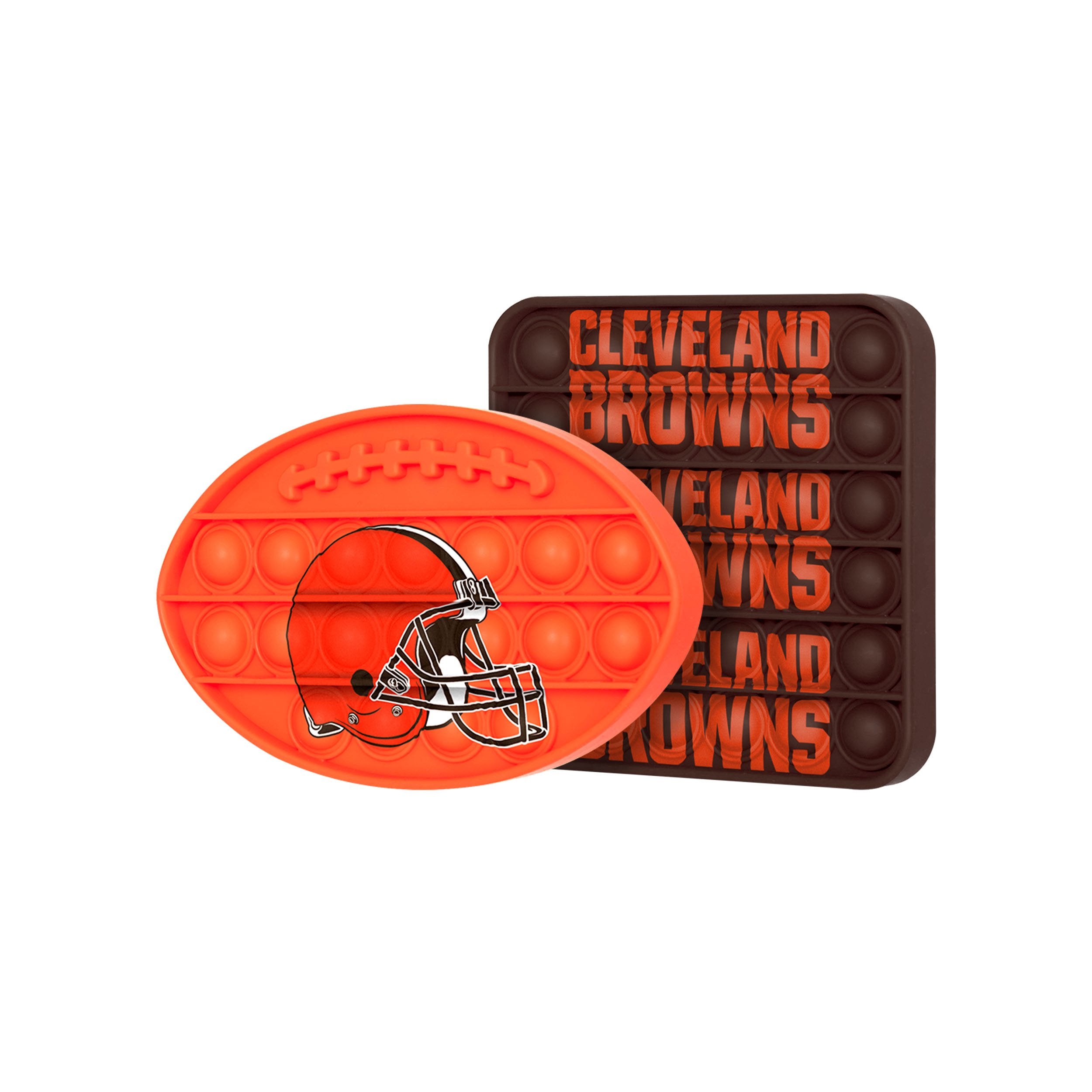 Kansas City Chiefs NFL 2 Pack Ball & Square Push-Itz Fidget