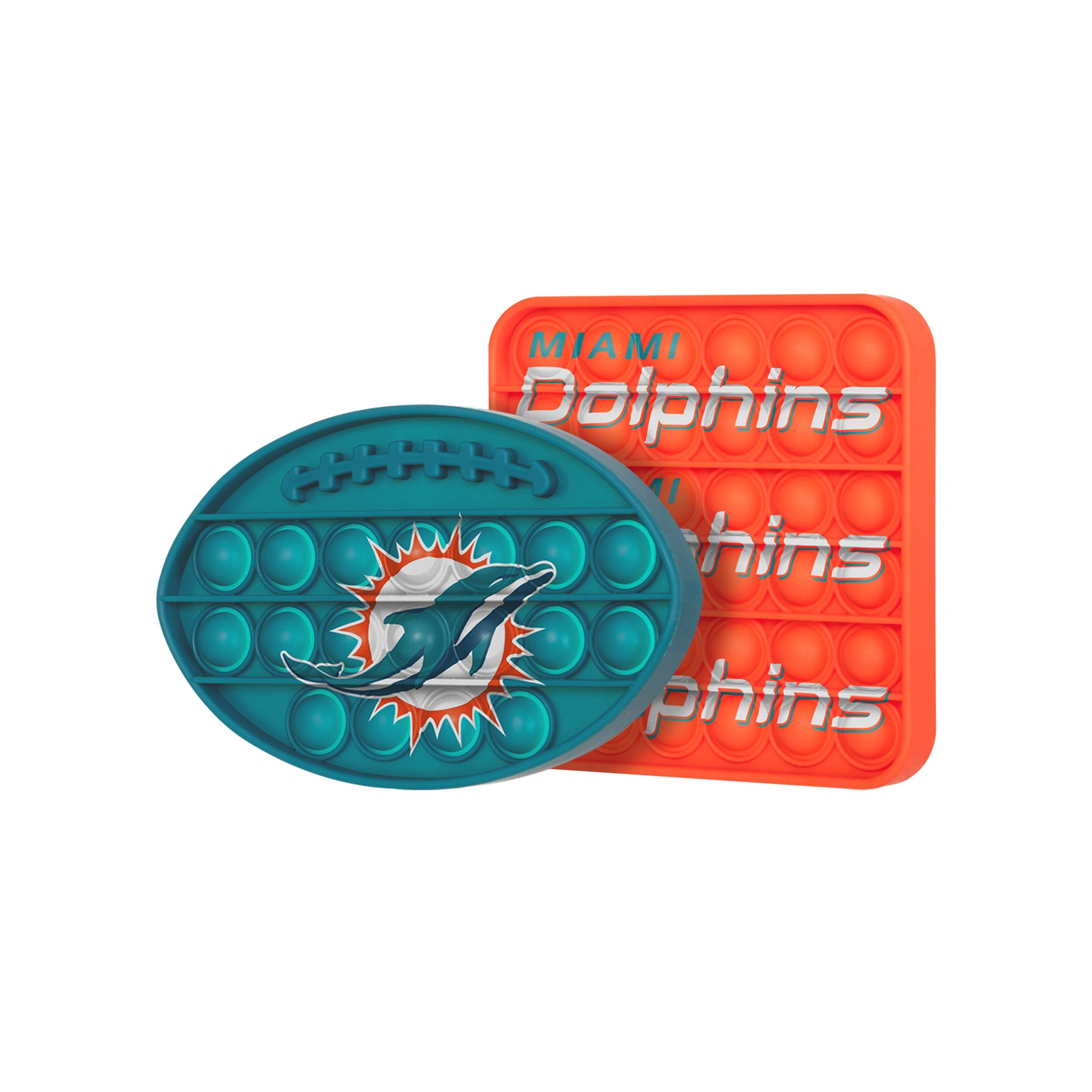 Miami Dolphins Two-Piece Ornament Set