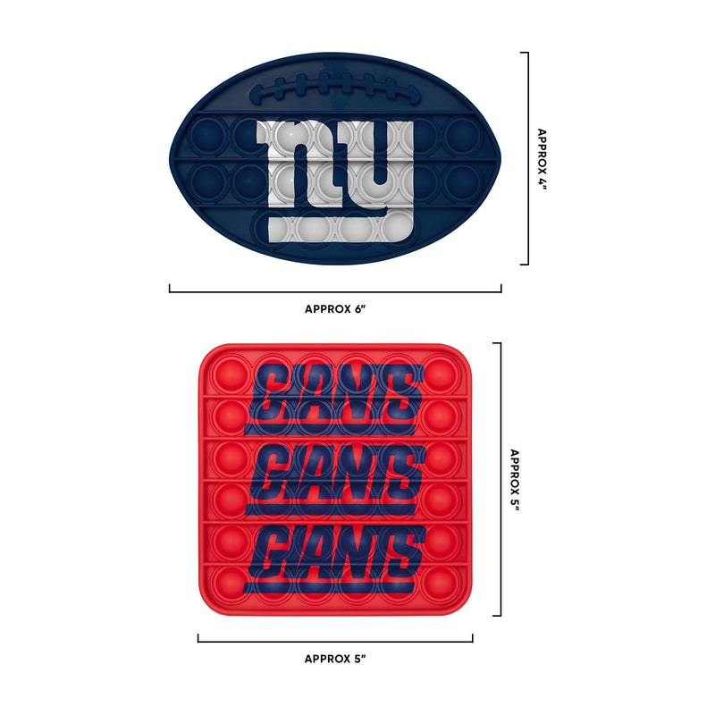 New York Giants 4-Ball Gift Set