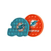Miami Dolphins NFL 2 Pack Helmet & Circle Push-Itz Fidget